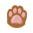 Golden doodle paw